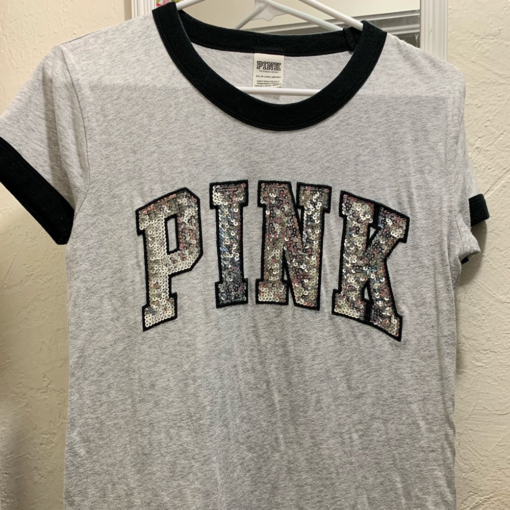 Victoria’s Secret Pink Sequin Tee
